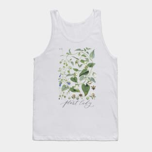 Plant Lady Botanical T Shirt Gardening Gift Tank Top